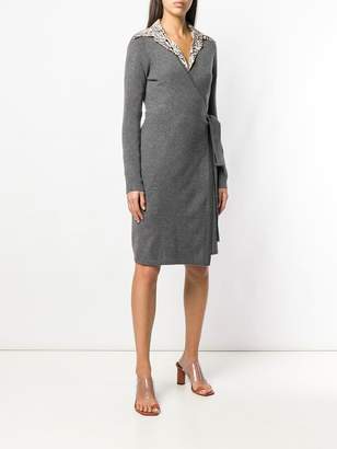 Diane von Furstenberg cashmere wrap-around dress