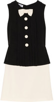 Thumbnail for your product : Moschino Embellished crepe mini dress