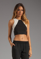 Thumbnail for your product : Naven 2 Tone Bardot Crop Top