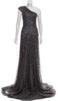 Thumbnail for your product : Mac Duggal One-Shoulder Embellished Gown w/ Tags