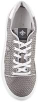 Thumbnail for your product : Rodolfo Woven Leather Low-Top Sneakers