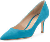 Thumbnail for your product : Gianvito Rossi Suede Point-Toe 70mm Pump