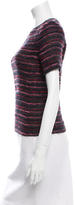 Thumbnail for your product : Nina Ricci Patterned Wool-Blend Top