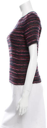 Nina Ricci Patterned Wool-Blend Top
