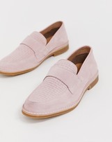 Thumbnail for your product : Selected penny loafer in pink