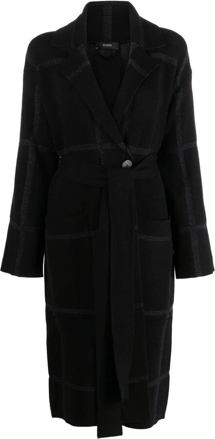 Joseph Single-Breasted Belted Coat