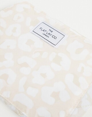 Flat Lay Company The Flat Lay Co. x ASOS Exclusive Drawstring Makeup Bag - Animal Print-No colour