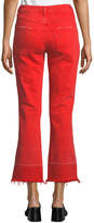 Thumbnail for your product : Amo Denim Bella High-Rise Flare-Leg Jeans with Released Hem