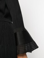 Thumbnail for your product : Mame Kurogouchi Fluted-Sleeve Ribbed Top