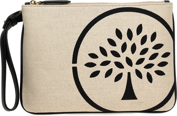 Mulberry Tree Printed Zipped Clutch Bag ShopStyle