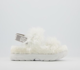 white ugg sandals