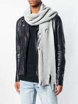 Thumbnail for your product : Diesel distressed wide scarf