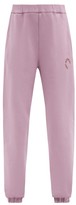 Thumbnail for your product : ATTICO Peggy Logo-print Cotton-jersey Track Pants - Pink