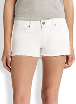 Thumbnail for your product : Paige Catalina Stretch Denim Cut-Off Shorts