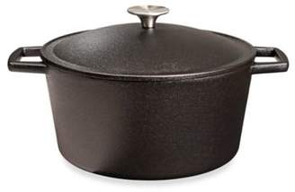 Artisanal Kitchen Supply® Pre-Seasoned Cast Iron 5.5 qt. Dutch Oven in Black