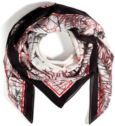 Thumbnail for your product : McQ Micro Garden Printed Scarf
