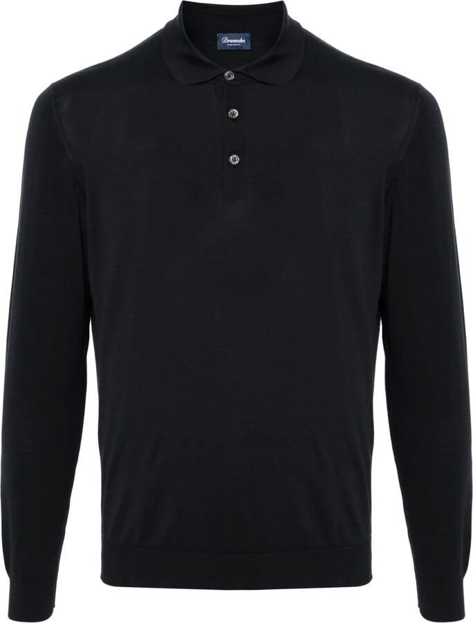 Drumohr Fine-Knit Polo Shirt