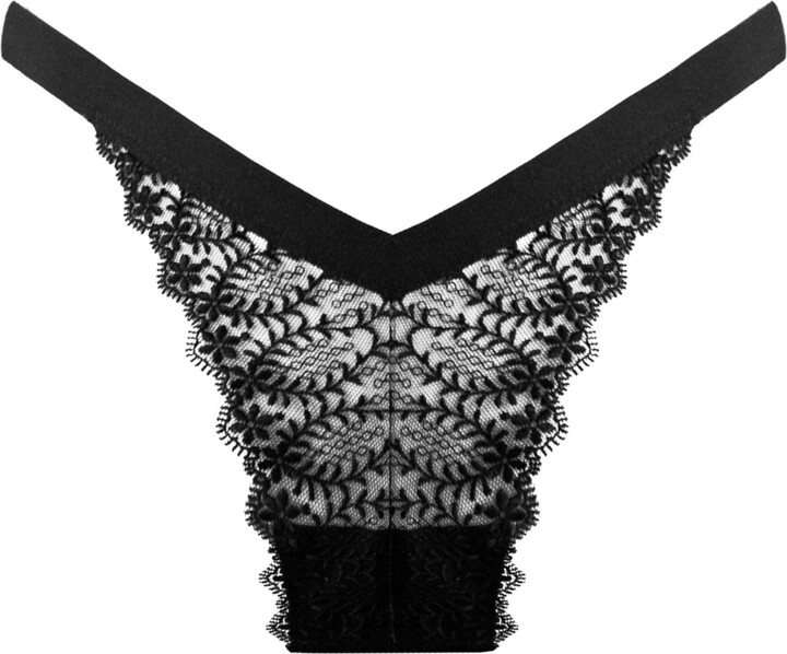 Leonessa Lingerie Queen Of The Night V-Shape Thong - ShopStyle