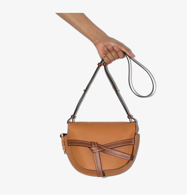 small leather over the shoulder bag