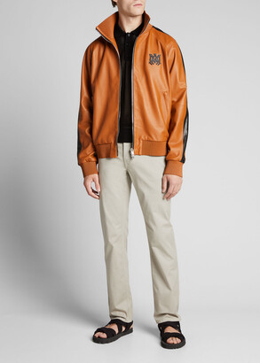mens brown track jacket