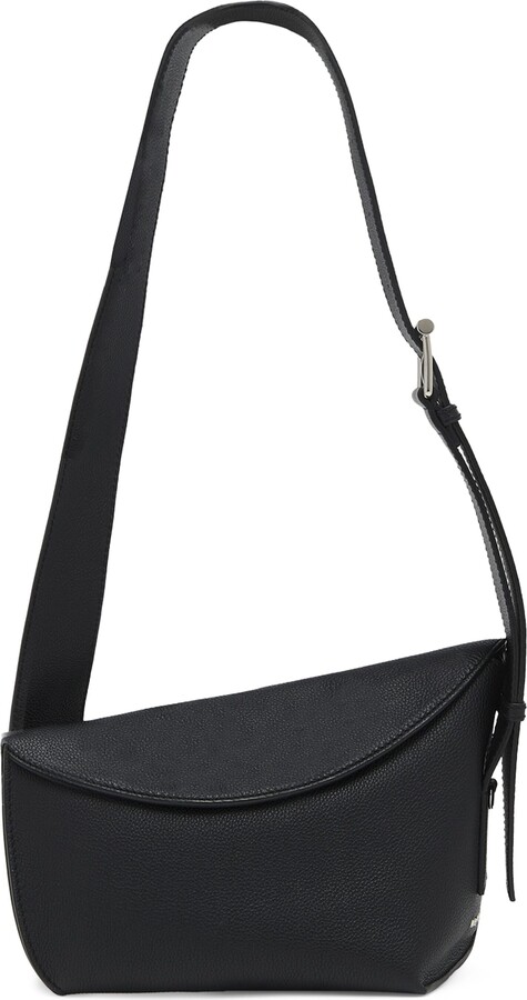 Alexander McQueen Large Leather T-Bar Sling Cross-Body Bag
