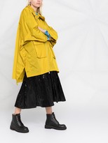 Thumbnail for your product : Moncler High-Low Rain Coat