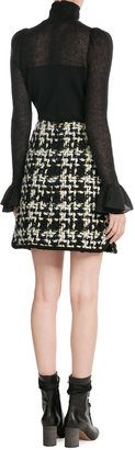 Giambattista Valli Boucle Mini Skirt with Virgin Wool