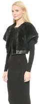 Thumbnail for your product : Gareth Pugh Cropped Fur Jacket