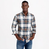 Thumbnail for your product : J.Crew Slim brushed twill shirt in paste white plaid