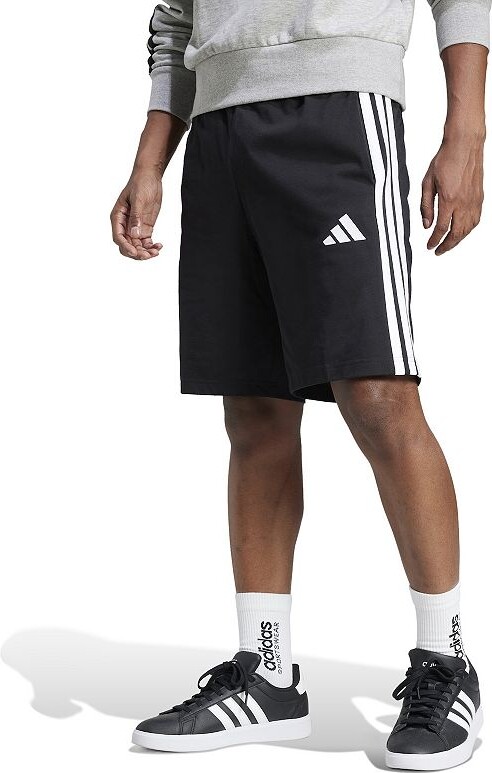 adidas Men's Essentials 3-Stripes Single Jersey Sportswear Shorts
