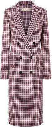 Burberry Check Twill Double-Breasted Coat