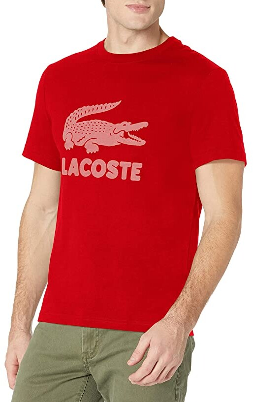 Lacoste Red Men's T-shirts | Shop the world's largest collection 