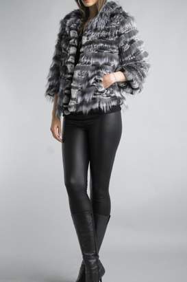 Diana Knit Fur Jacket