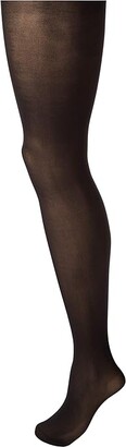 Hue Opaque Tights with Control Top 2-Pair Pack (Black) Hose