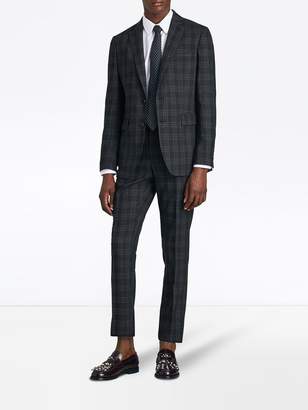 Burberry Soho Fit Check Wool Suit
