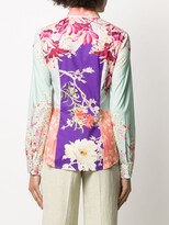 Thumbnail for your product : Etro Floral Print Colour Block Shirt