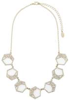 Thumbnail for your product : Accessorize Sparkle Hexagon Round Necklace