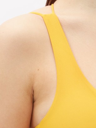 JADE SWIM Apex One-shoulder Bikini Top - Yellow