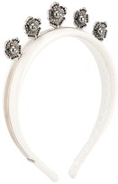 Thumbnail for your product : Dolce & Gabbana Children Crystal Floral Embellished Headband