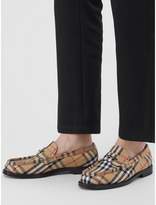 Thumbnail for your product : Burberry Vintage Check Cotton Loafers