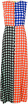 Diane Von Furstenberg - colour-block plaid dress