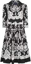 Thumbnail for your product : Samantha Sung Audrey monochrome midi dress