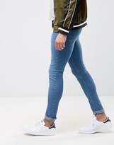 Thumbnail for your product : ASOS DESIGN extreme super skinny jeans in mid blue