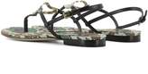 Thumbnail for your product : Etro Black Leather Sandals