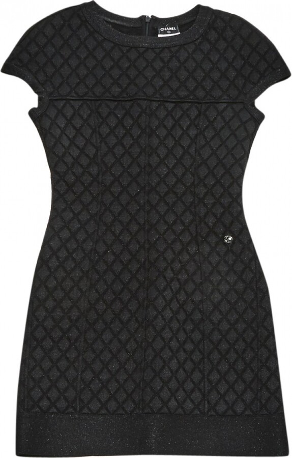 Black wool-blend mini dress, Chanel: Handbags and Accessories, 2020