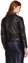 Thumbnail for your product : Acne Studios Black Leather Mock Jacket