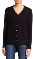 Thumbnail for your product : Wilt Asymmetrical-Hem Cotton Jersey Cardigan