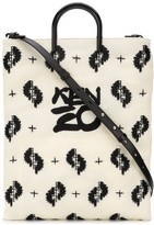 Thumbnail for your product : Kenzo Ikat embroidered tote bag