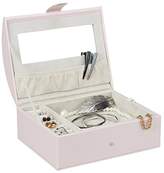 Thumbnail for your product : Relaxdays Jewellery Box with Mirror, Chest with Removable Tray, Small Case, Pink