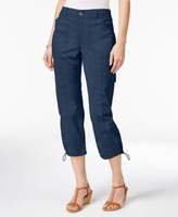 Thumbnail for your product : Style&Co. Style & Co Style & Co Petite Bungee-Hem Cargo Capri Pants, Created for Macy's